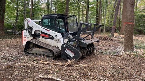 bobcat skid steer clearing land|types of land clearing equipment.